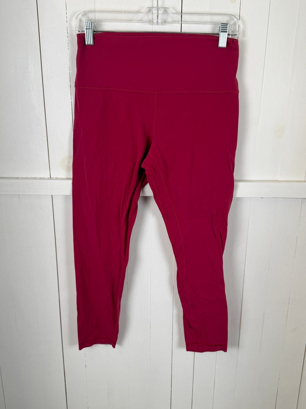 Lululemon Red Capri Leggings Size 10 Excellent Condition